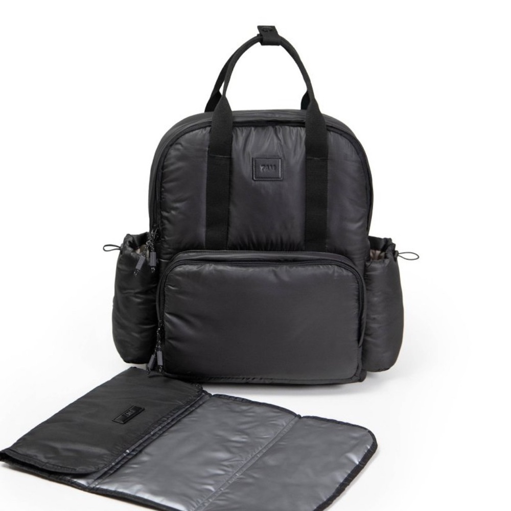 7am Enfant Diaper Bag Backpack with Portable Changing Pad - Water Resitant Shell